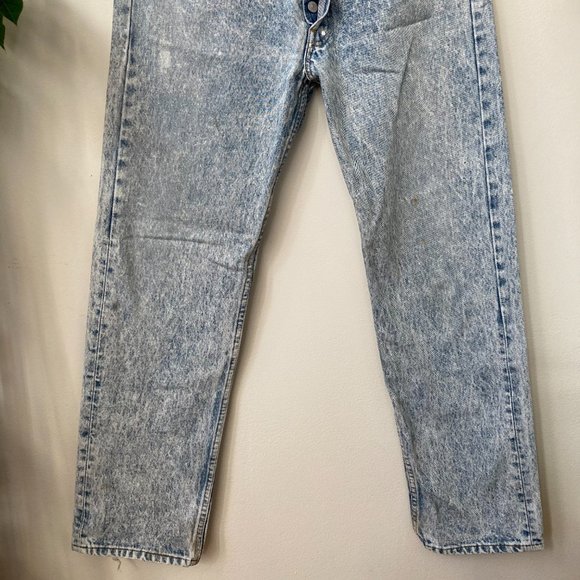 Vintage Levi 501 Acid Wash Jeans Made In USA - Picture 5 of 10